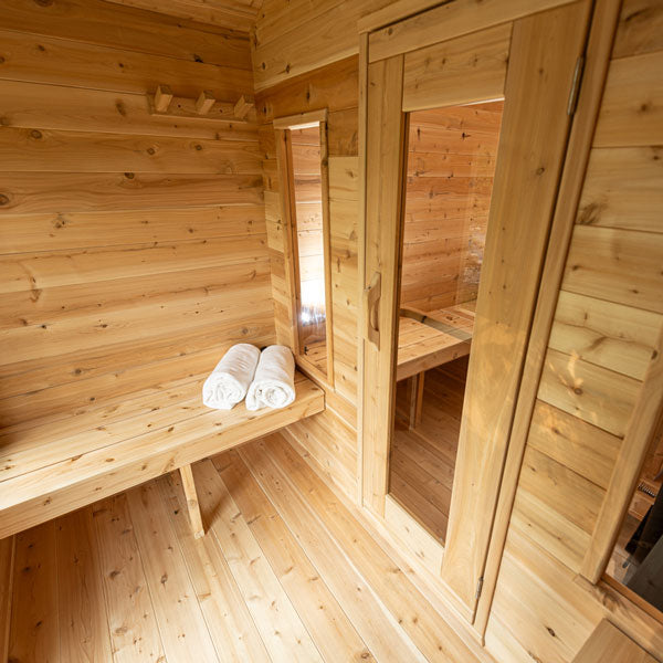 Dundalk LeisureCraft CT Collection 2-6 Person Georgian Cabin Sauna with Changeroom - CTC88CE