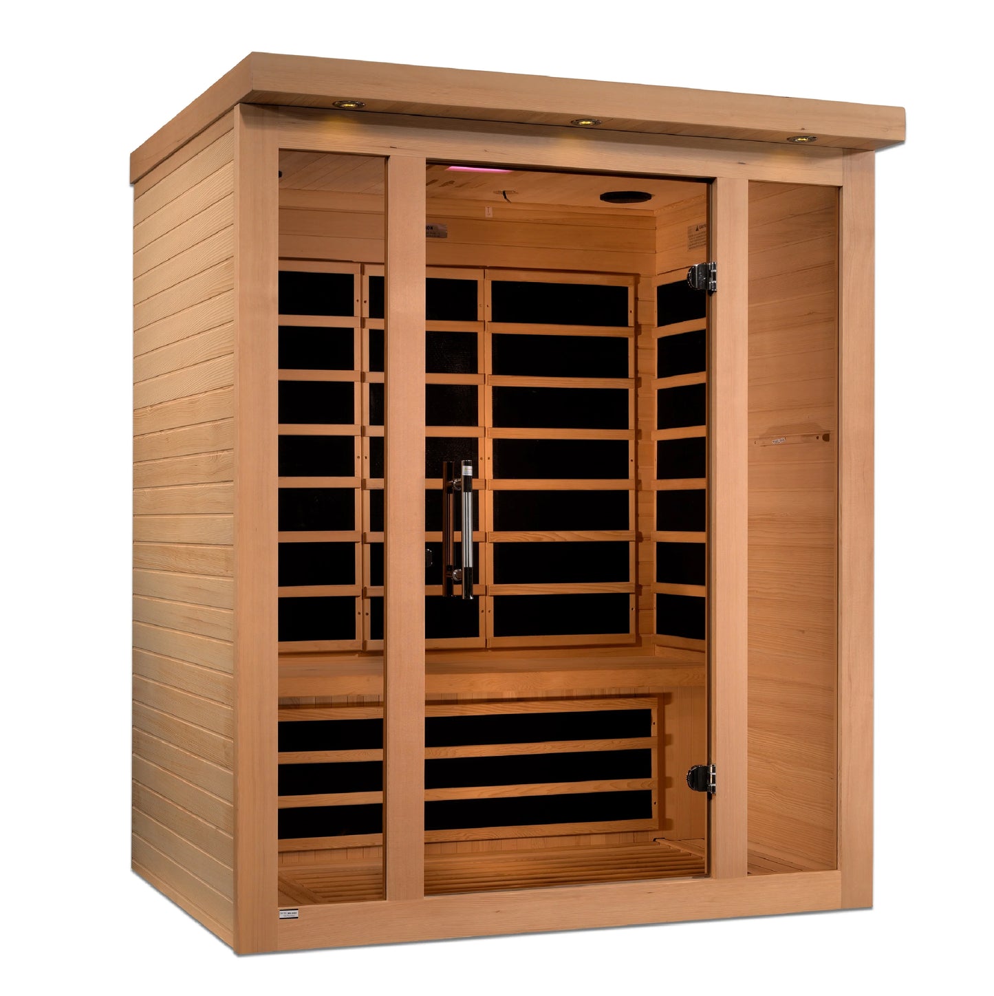 Dynamic saunas Vila 3 Person Ultra Low EMF FAR Infrared Sauna DYN-6315-02 Elite