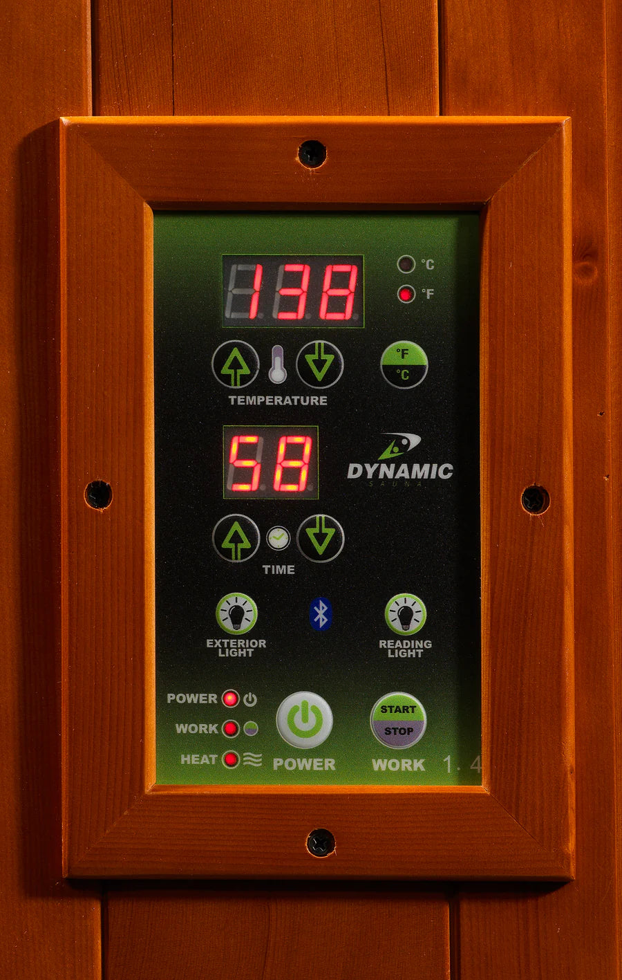 Dynamic saunas DYN-6225-02 Dynamic Low EMF Far Infrared Sauna, Heming Edition.