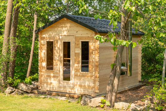 Dundalk LeisureCraft CT Collection Georgian Cabin Sauna with Changeroom - CTC88CW
