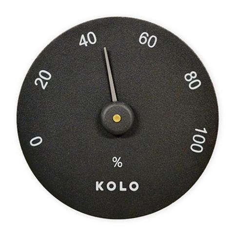 KOLO Hygrometer Hygrometer, Round, Black