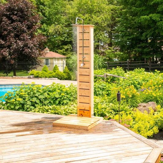Canadian Timber Sierra Pillar Shower - Outdoor Shower