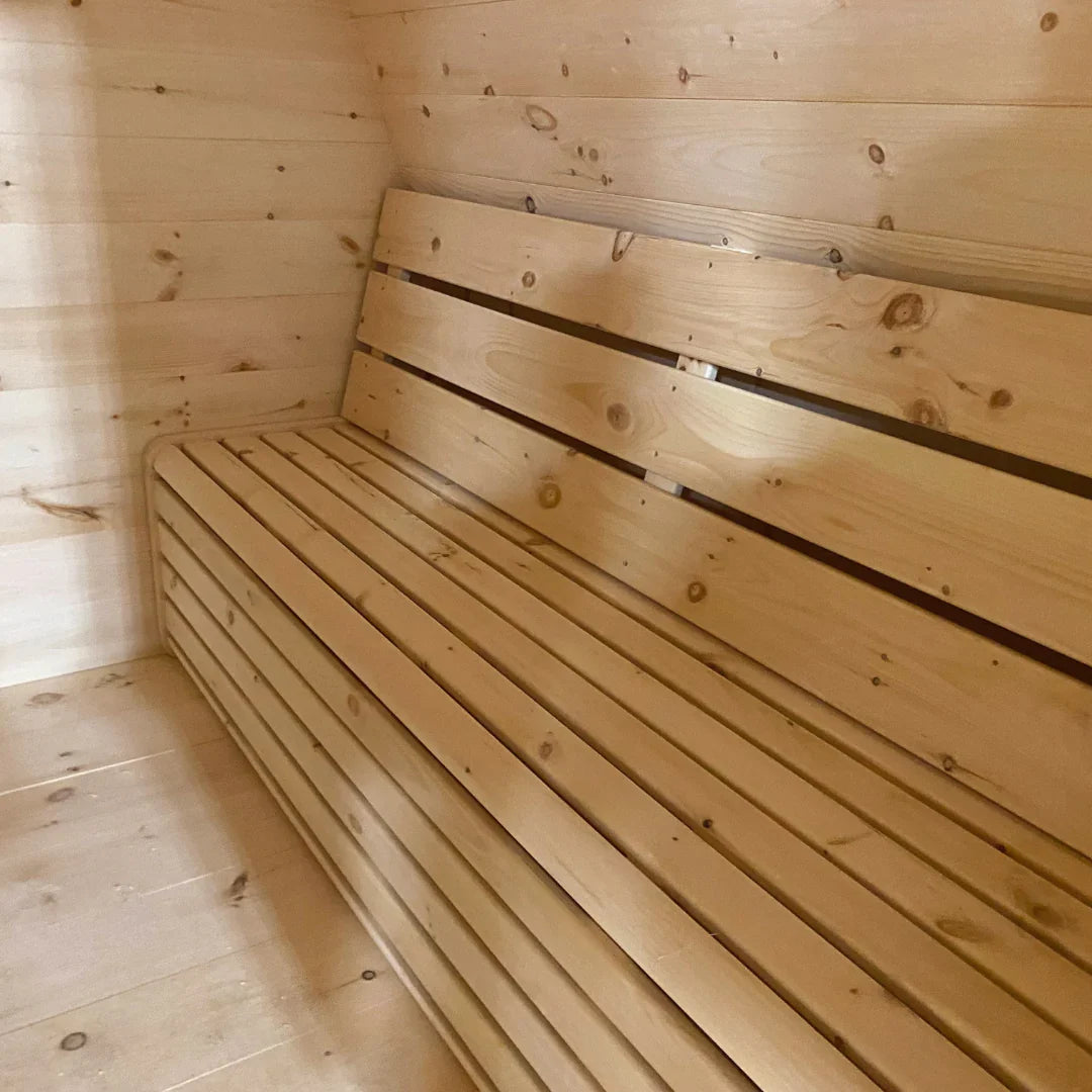 True North Schooner Outdoor Sauna - Red Cedar, White Cedar, Pine Wood