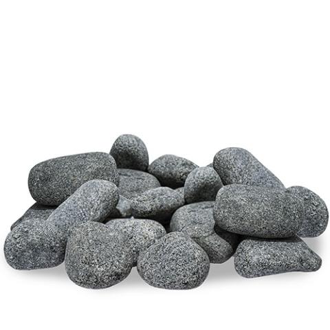 Cozy Heat Premium Rounded Sauna Stones Sauna Stones, Rounded Olivine, 10-15cm, 44lbs