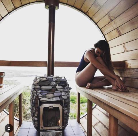 HUUM Barrel Sauna Chimney Kit – Stainless Steel Wood Stove Vent System