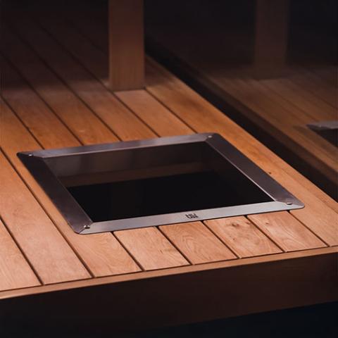 HUUM Flange CS – Embedding Flange for Cliff & Steel Sauna Heaters
