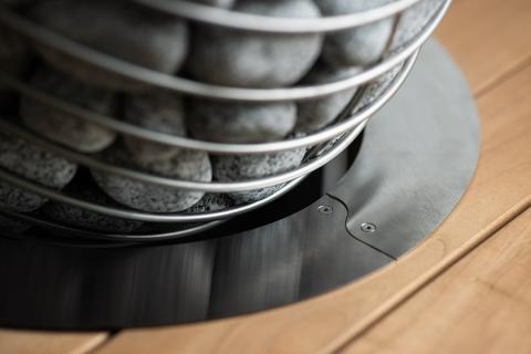 HUUM Flange D – Stainless Steel Embedding Flange for DROP Sauna Heaters