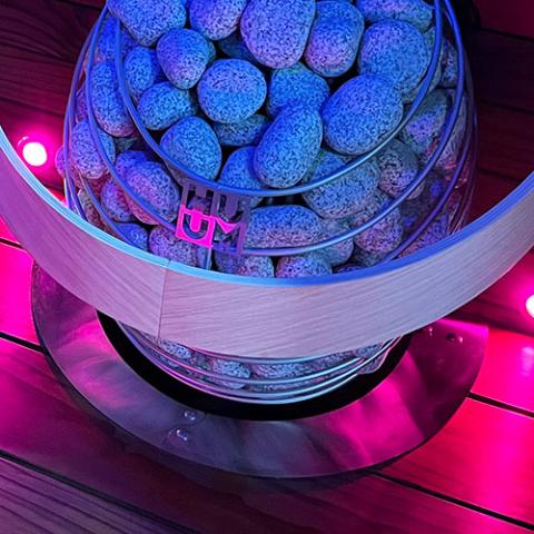 HUUM Flange D – Stainless Steel Embedding Flange for DROP Sauna Heaters