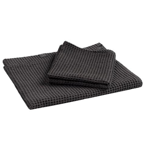 HUUM Towel Set OVO Sauna Towel Collection Set, Black