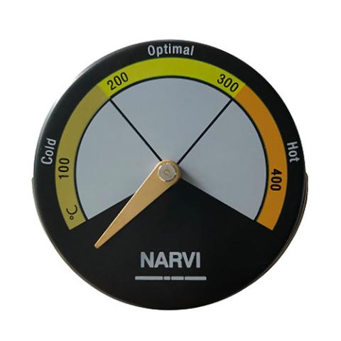 Narvi Smoke Flue Thermometer Thermometer for Smoke Flue, magnetic