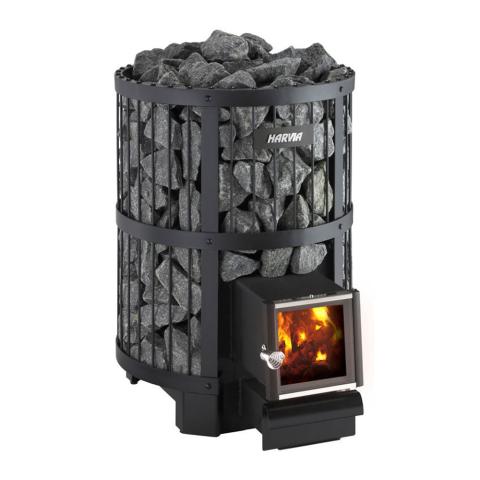 Harvia Legend 240 SL Legend Series 21kW Wood Burning Sauna Stove w/Ext. Feed