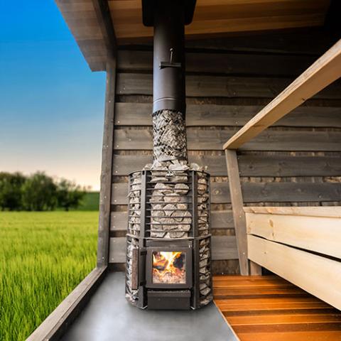 Narvi Inari Wood-Burning Sauna Stove, 16kW