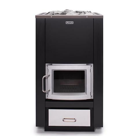 Narvi 50 Wood-Burning Sauna Stove, 50 KW