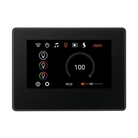 ThermaSol TT7-SVSQ ThermaTouch Steam Shower Control 7", SteamVection Steam Head