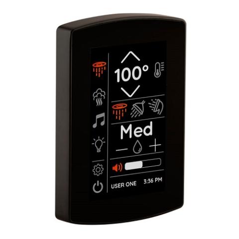 ThermaSol STC SignaTouch 5" Smart Touchscreen Steam Shower Control, Modern Recessed