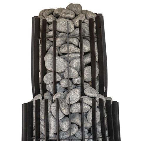 Chimney Cover SW H500 Chimney Cover, Black Stainless Steel, for SW Sauna Stoves