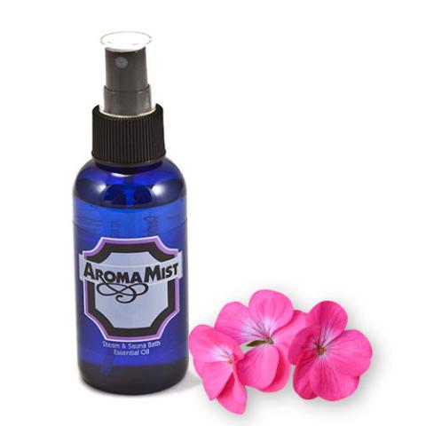 AromaMist Geranium 4 Geranium Aroma Bath Oil, 4-ounce Atomizing Spray