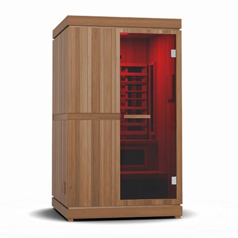 Finnmark FD-4 Trinity Infrared & Steam Sauna Combo 2-Person Home Sauna with Infrared & Traditional Heater
