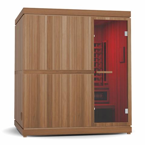 Finnmark FD-5 Trinity XL Infrared & Steam Sauna Combo 4-Person Home Sauna with Infrared and Traditional Sauna Heater