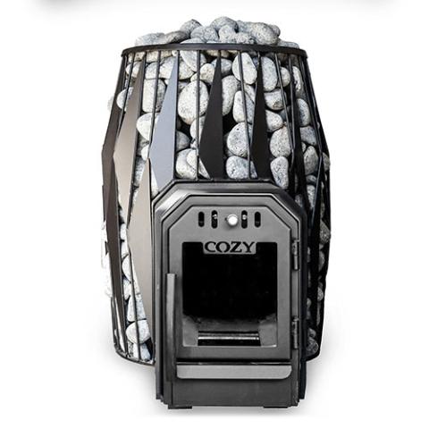 Cozy Heat OG Thru-Wall Sauna Stove Wood Burning Sauna Stove,12kW