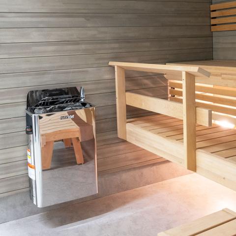 Harvia The Wall SWS60 The Wall Series, 6kW, Sauna Heater, Stainless Steel