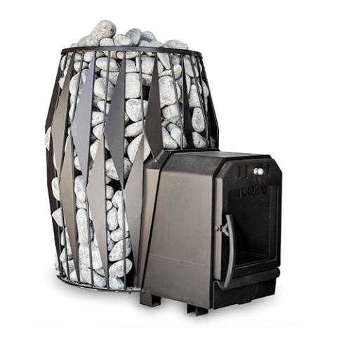 Cozy Heat OG Thru-Wall Sauna Stove Wood Burning Sauna Stove,18kW