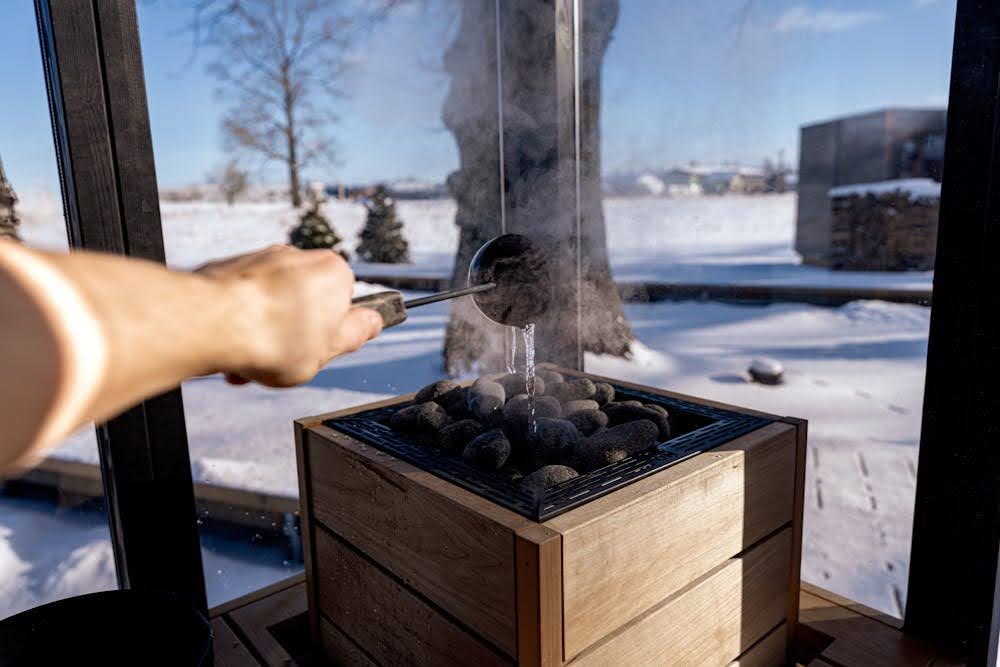 Types of sauna heaters.