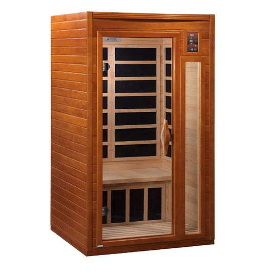 Dynamic saunas Barcelona Elite 1-2-person Low EMF FAR Infrared Sauna