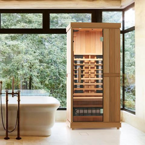 Finnmark FD-1 Full-Spectrum Infrared Sauna 1-Person Home Infrared Sauna