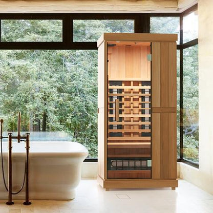 Finnmark FD-1 Full-Spectrum Infrared Sauna 1-Person Home Infrared Sauna