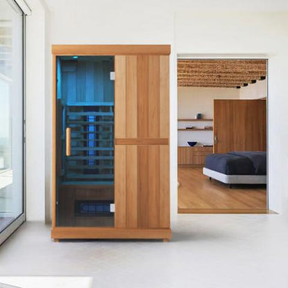 Finnmark FD-2 Full-Spectrum Infrared Sauna 2-Person Home Infrared Sauna