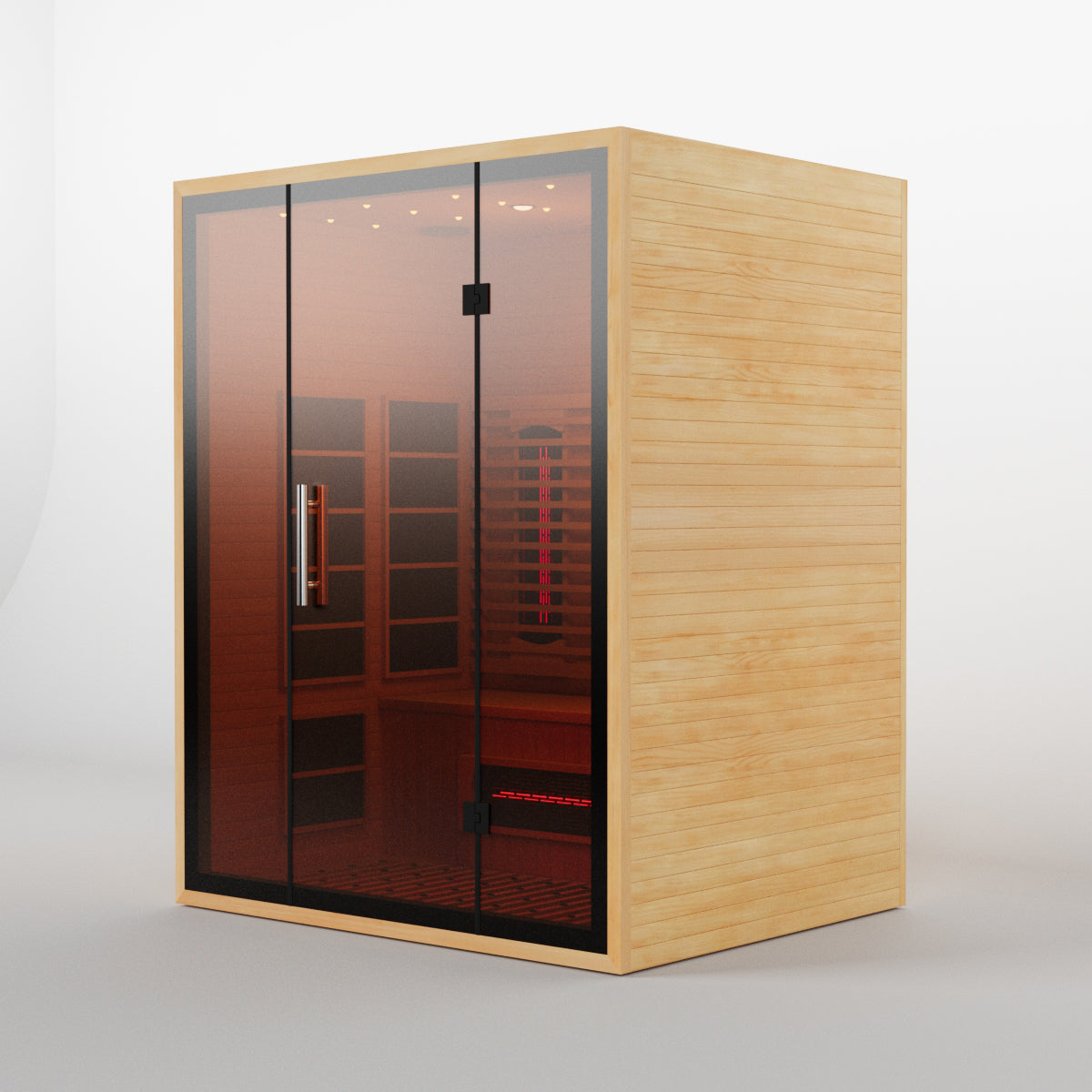 Smartmak® 3 People Indoor Infrared Sauna - Refresh 3 (Delivery in 4-5 Weeks)