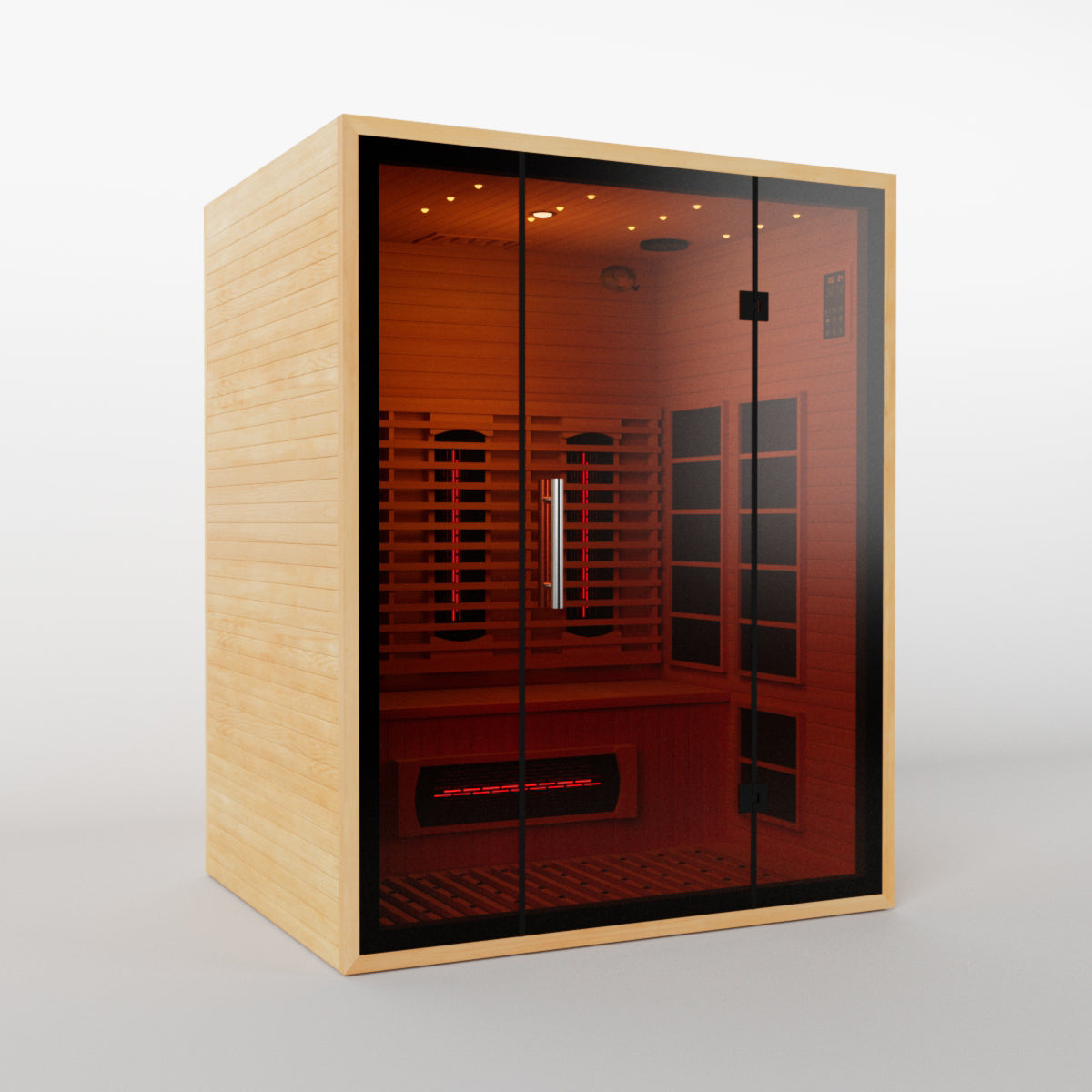 Smartmak® 3 People Indoor Infrared Sauna - Refresh 3 (Delivery in 4-5 Weeks)