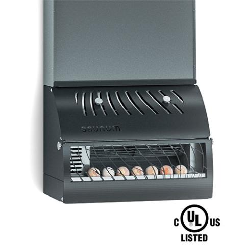 Saunum AirSolo Wall AirSolo Series, In-Wall Sauna Temp & Steam Equalizer, Adj Height