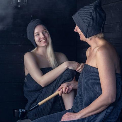 Rento Sauna Ladle, Aluminum w/ Thermo-Bamboo