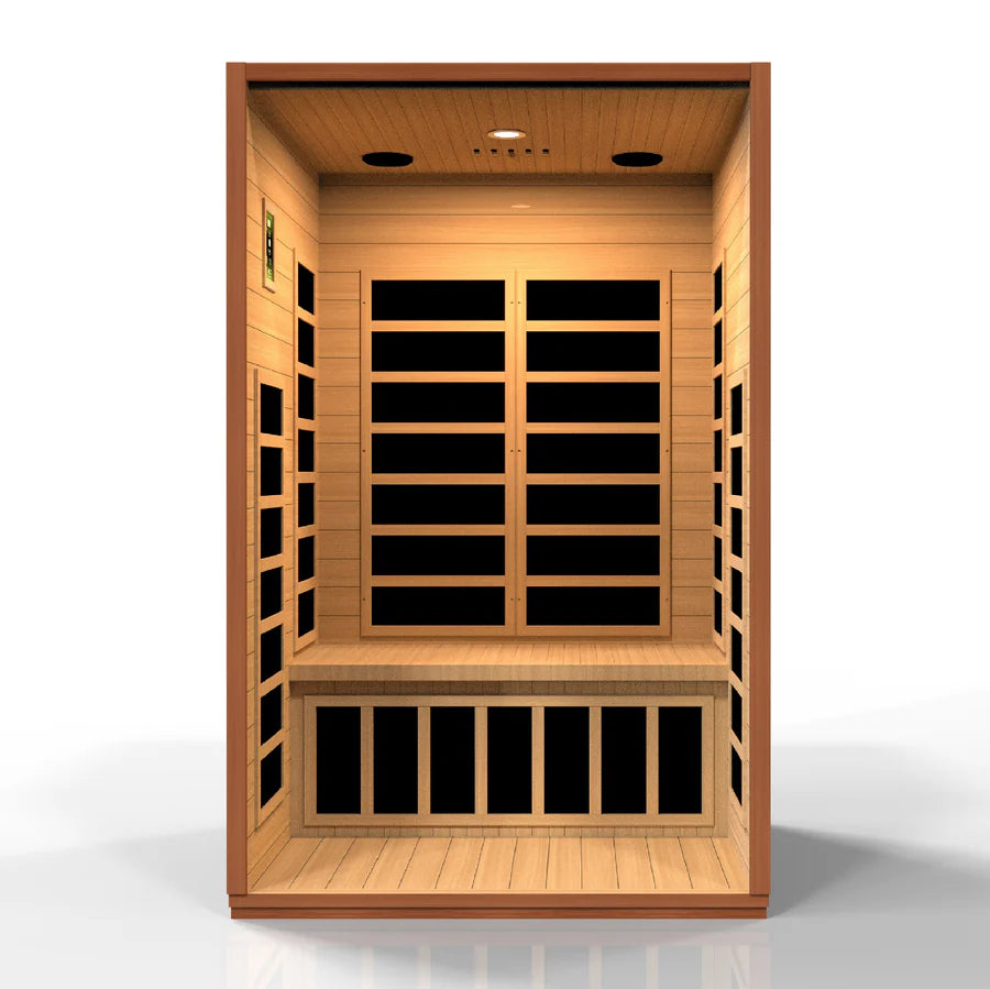 Dynamic saunas Cardoba 2 Person Low EMF FAR Infrared Sauna DYN-6203-01 Elite