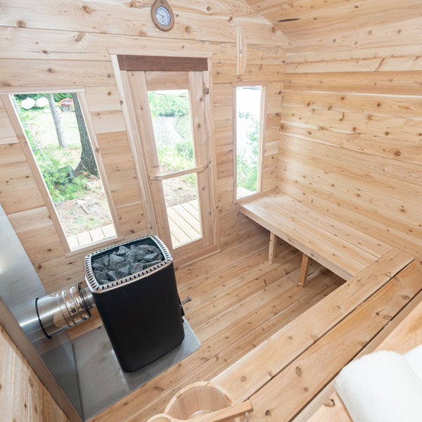 Dundalk LeisureCraft CT Collection Georgian 2-6 Person Cabin Sauna - CTC88E