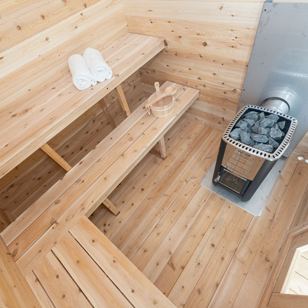 Dundalk LeisureCraft CT Collection Georgian 2-6 Person Cabin Sauna - CTC88E