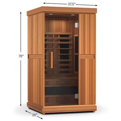 Finnmark FD-1 Full-Spectrum Infrared Sauna 1-Person Home Infrared Sauna