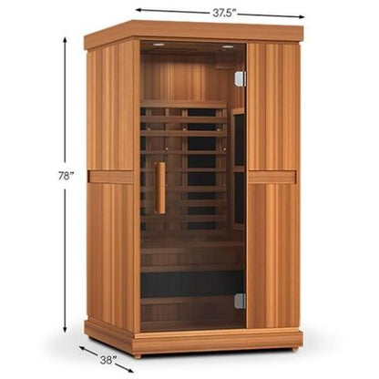 Finnmark FD-1 Full-Spectrum Infrared Sauna 1-Person Home Infrared Sauna