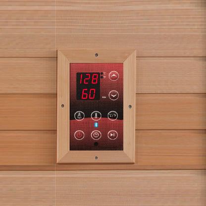 Dynamic saunas Vila 3 Person Ultra Low EMF FAR Infrared Sauna DYN-6315-02 Elite