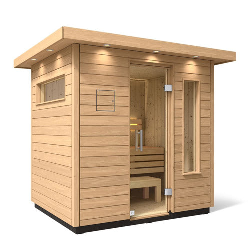 Kohler C2 - Outdoor Sauna Kit, Douglas Fir, Up to 6 Persons