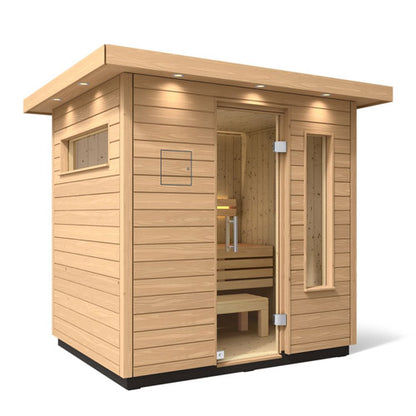 Kohler C2 - Outdoor Sauna Kit, Douglas Fir, Up to 6 Persons