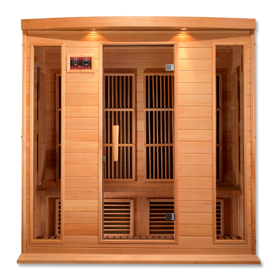 MX-K406-01 Maxxus Low EMF FAR Infrared Sauna Canadian Hemlock