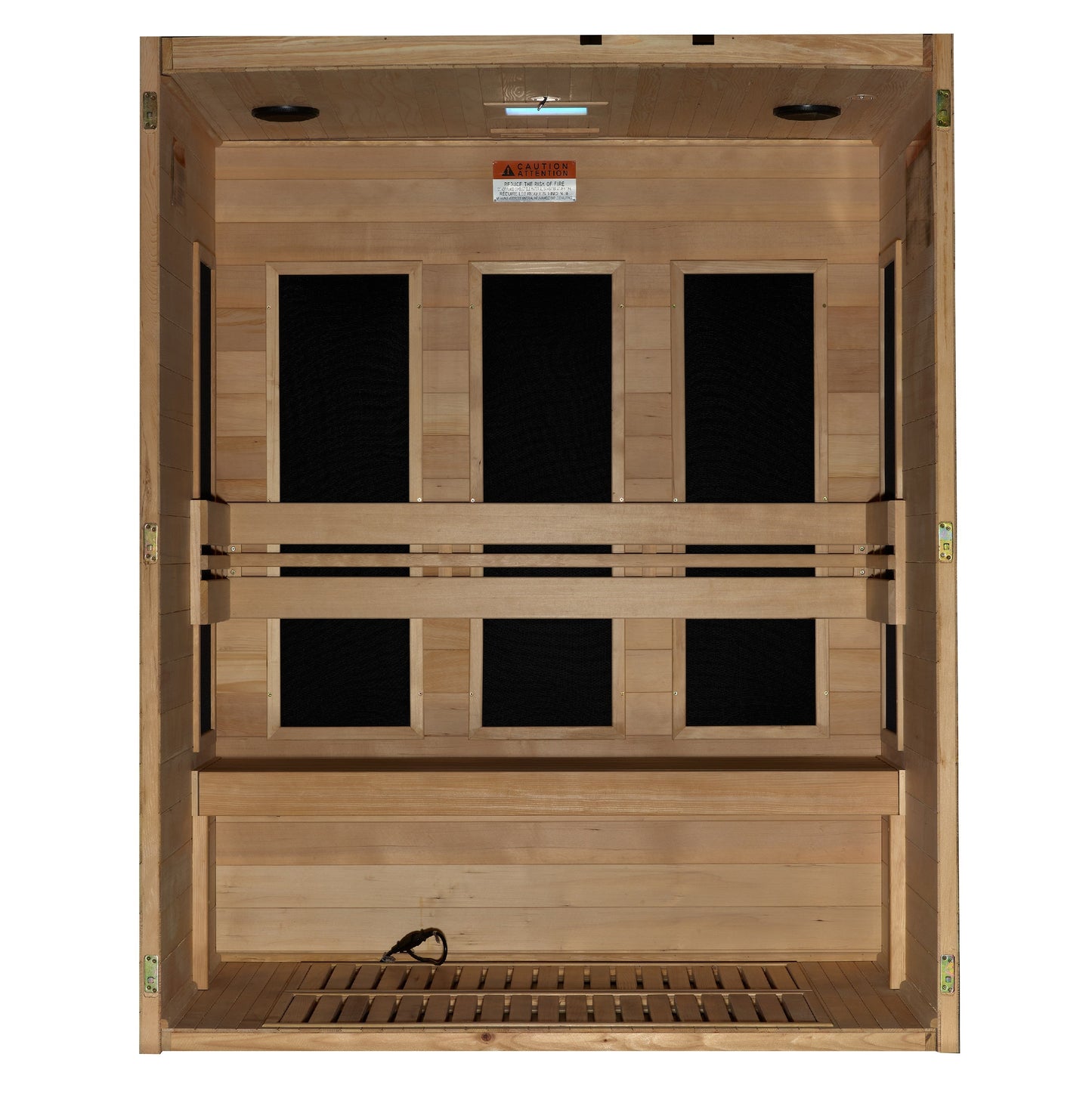 Maxxus "S-Line" 3 Person Ultra Low EMF FAR IR Sauna (MX-S306-01 ELITE)