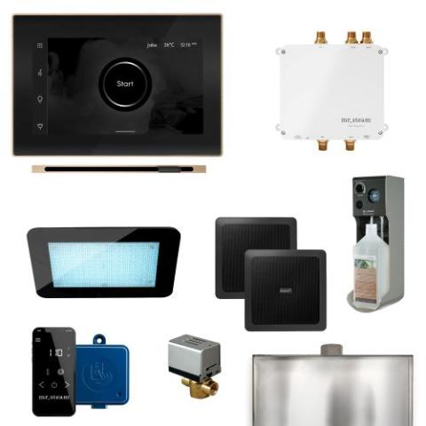 Mr.Steam Bliss Linear Control Package with iSteamX and Linear Steam Head