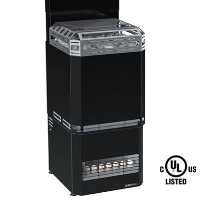 Saunum Air L 10 Air L Series, 9.8kW Sauna Heater w/Climate Equalizer, Black