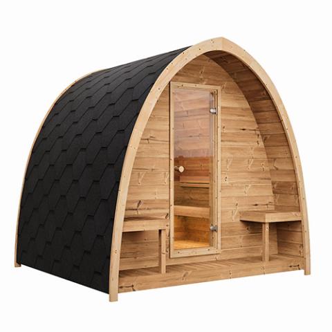 SaunaLife Model G3 Outdoor Home Sauna Kit Garden-Series Outdoor Home Sauna Kit, Up to 6 persons