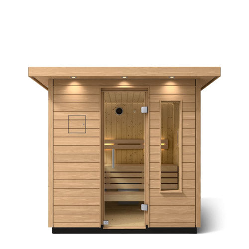 Kohler C2 - Outdoor Sauna Kit, Douglas Fir, Up to 6 Persons