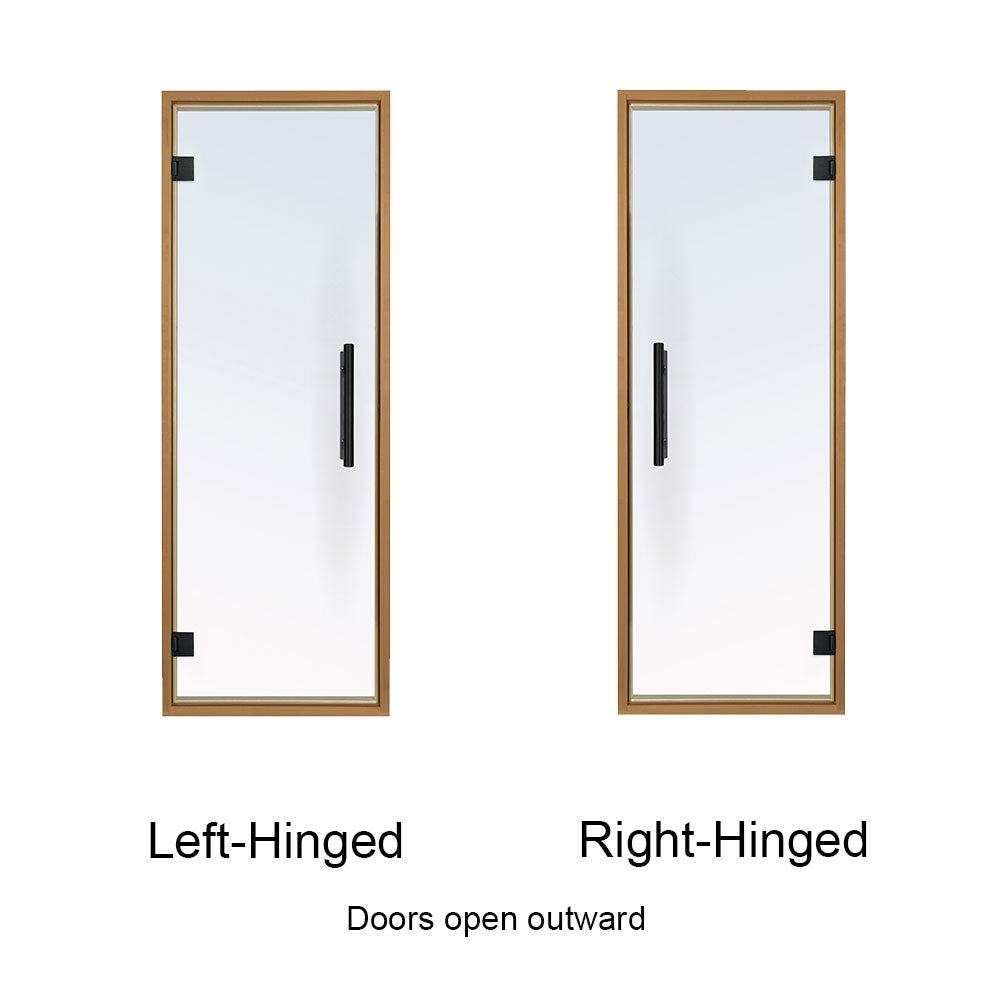 PROSAUNAS Clear Glass Sauna Door 24x73